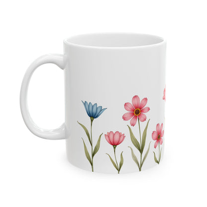 Garden Whispers – Minimalist Ceramic Mug