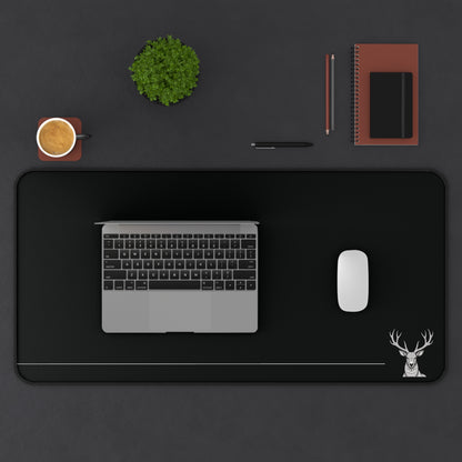 Crowned Stillness – Minimalist Desk Mat