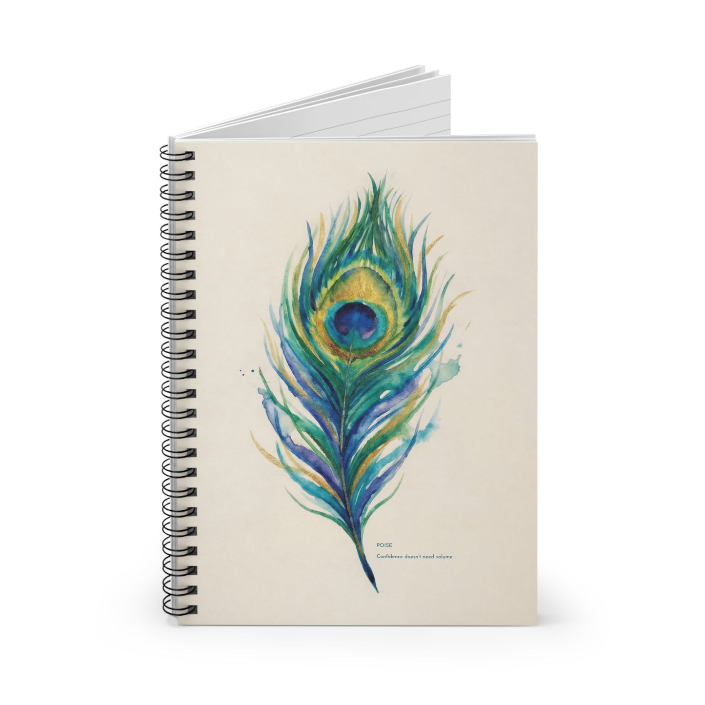 Peacock Plume - Artistic Notebook