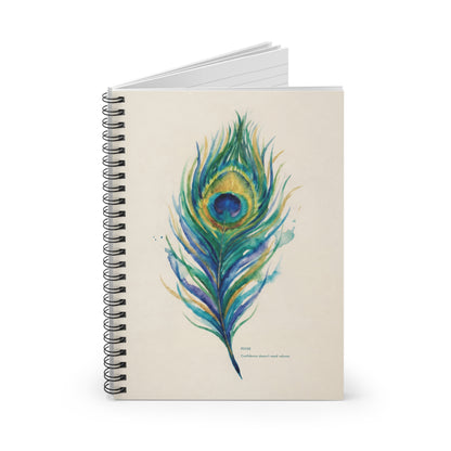 Peacock Plume - Artistic Notebook