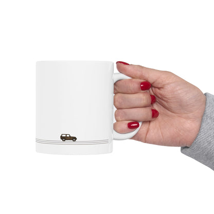 Desert Drive – Minimalist Ceramic Mug