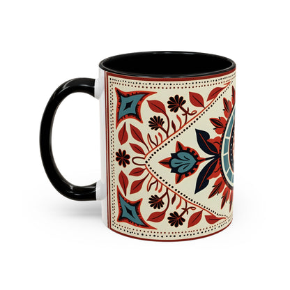 Crimson Orbit – Accent Mug