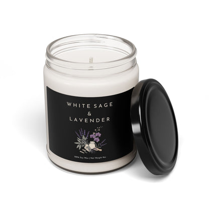 Clean Cotton Scented Soy Candle - 9oz  | Aromatherapy for Home & Gifts