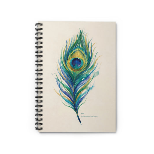 Peacock Plume - Artistic Notebook
