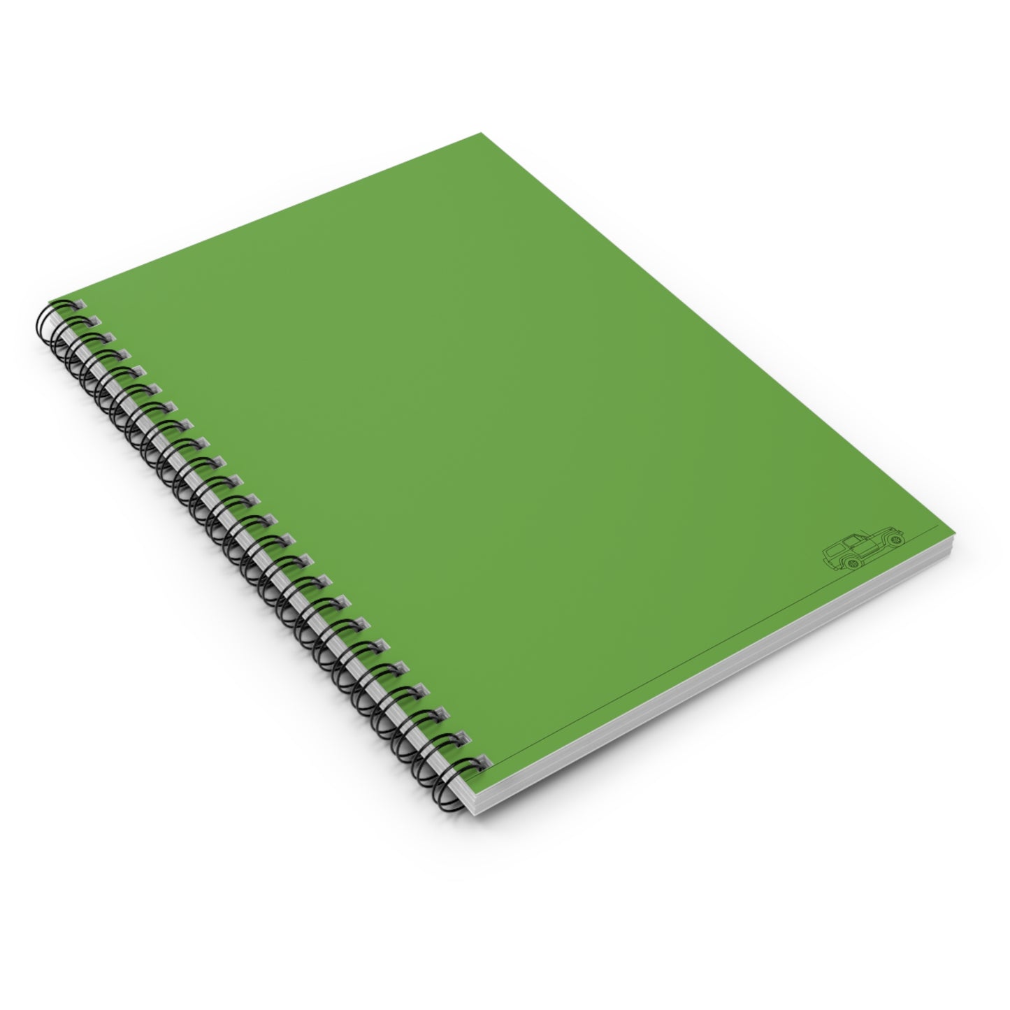 Vehicle Minimalistic Spiral Notebook - Ruled Line