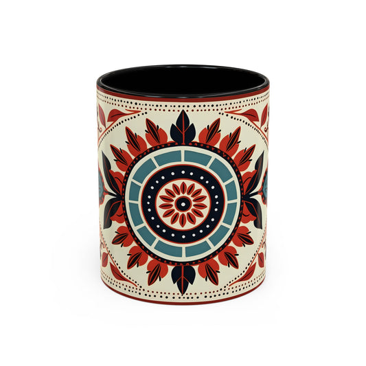 Crimson Orbit – Accent Mug