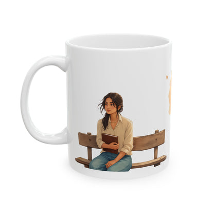 Love Is Just Around – Artistic Ceramic Mug