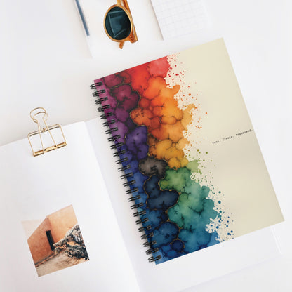 Navarasa Spectrum – Artistic Spiral Notebook