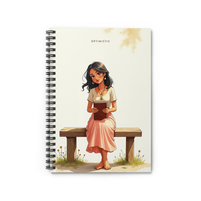 Optimistic – Minimalist Spiral Notebook