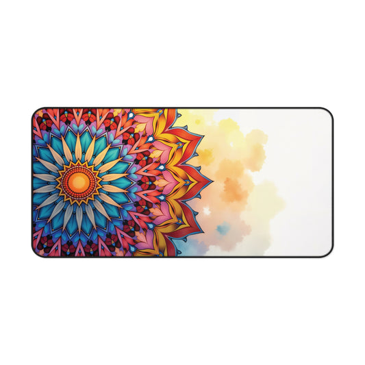 Radiant Bloom – Artistic Desk Mat